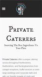 Mobile Screenshot of privatecaterers.co.uk